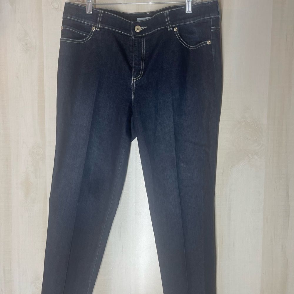 Chico’s Platinum denim jeans dark wash size 1.5 size 10‎